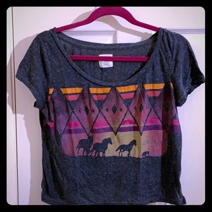 American eagle vintage crop T-shirt